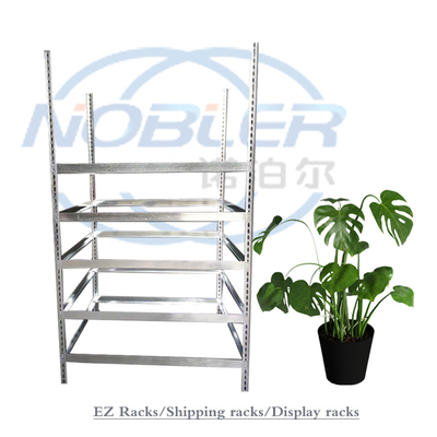 Strong And Durable Metal Boltless Rivet Storage Flower Rack Shelves 1320*1000mm