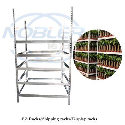 Boltless Rivet Storage Industrial Metal Shelving EZ Racks Folding Flower Racks