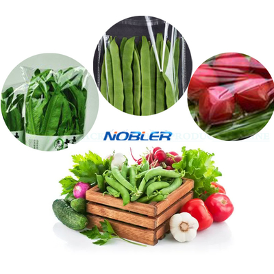 Food Grade Vegetable Packaging Bag Fresh Cut Flower Transparent Waterproof